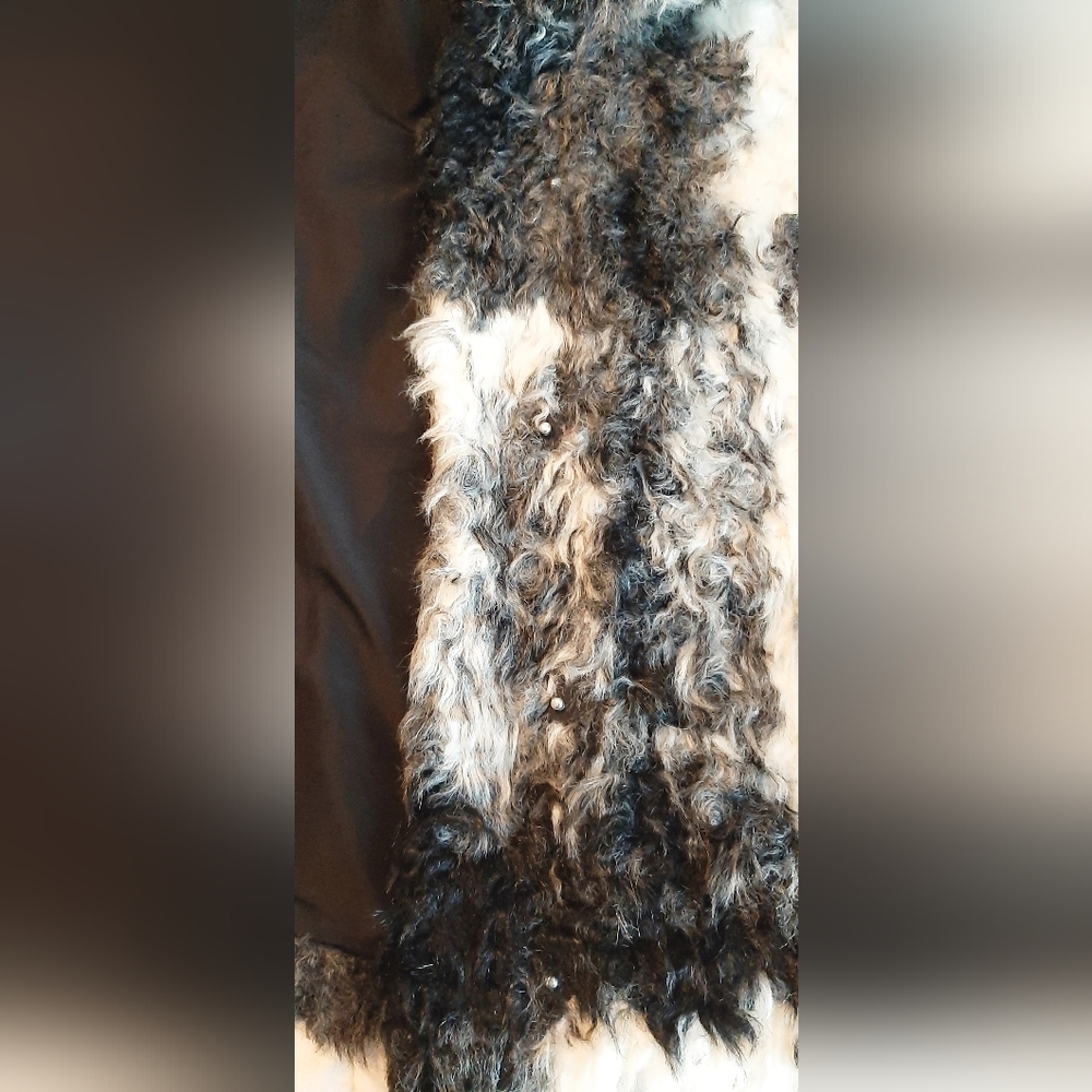 Zara Trf OuterWear Fluffy Faux Fur Patchwork Jacket - Picture 8 of 16